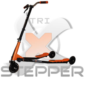 Tri X Stepper Scooter Skate Dreirad Fitness Roller Kickboard pink rot 